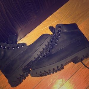 All black timberlands